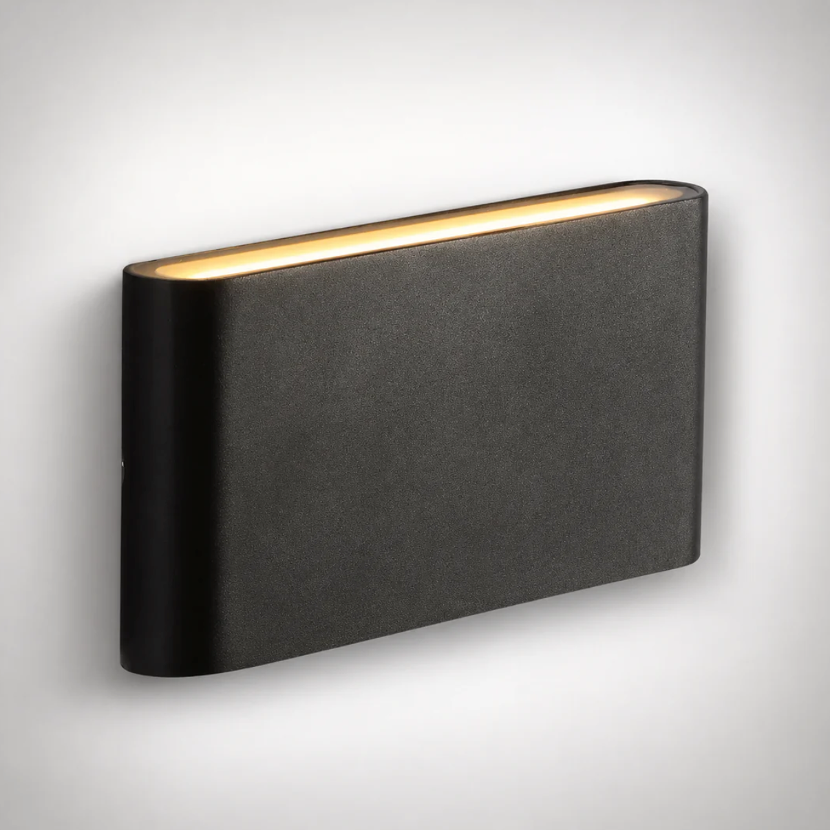 Atelierée Architectural Black Waterproof LED Outdoor Wall Light