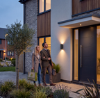 Atelierée Modern Anthracite Outdoor Wall Light with Up & Down Illumination