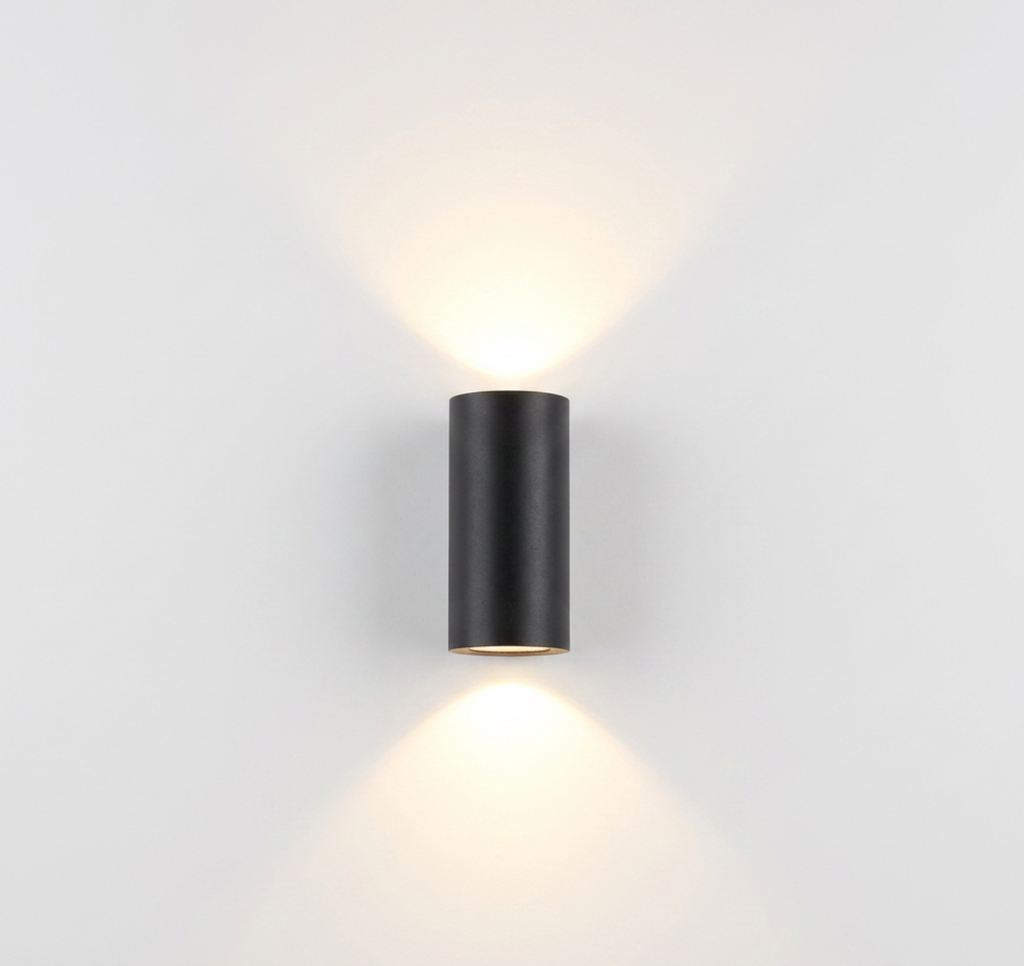 Atelierée Modern Anthracite Outdoor Wall Light with Up & Down Illumination