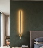 Atelierée Brass Pillar Wall Light for Bathroom & Bedroom Interiors x2
