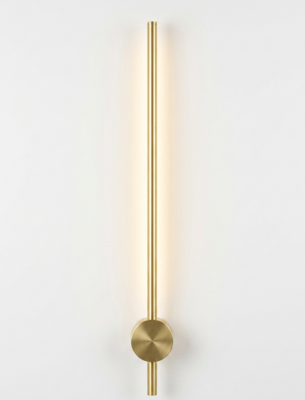 Atelierée Brass Pillar Wall Light for Bathroom & Bedroom Interiors x2