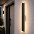 Atelierée Architectural Linear Outdoor Wall Light | Modern IP54 LED Exterior Wall Light