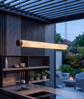 Atelierée Cascata Alabaster LED Pendant Light | Luxury Burnished Brass Ceiling Light