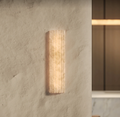 Atelierée Lumera Alabaster Fluted LED Wall Sconce | Luxury IP44 Designer Wall Light