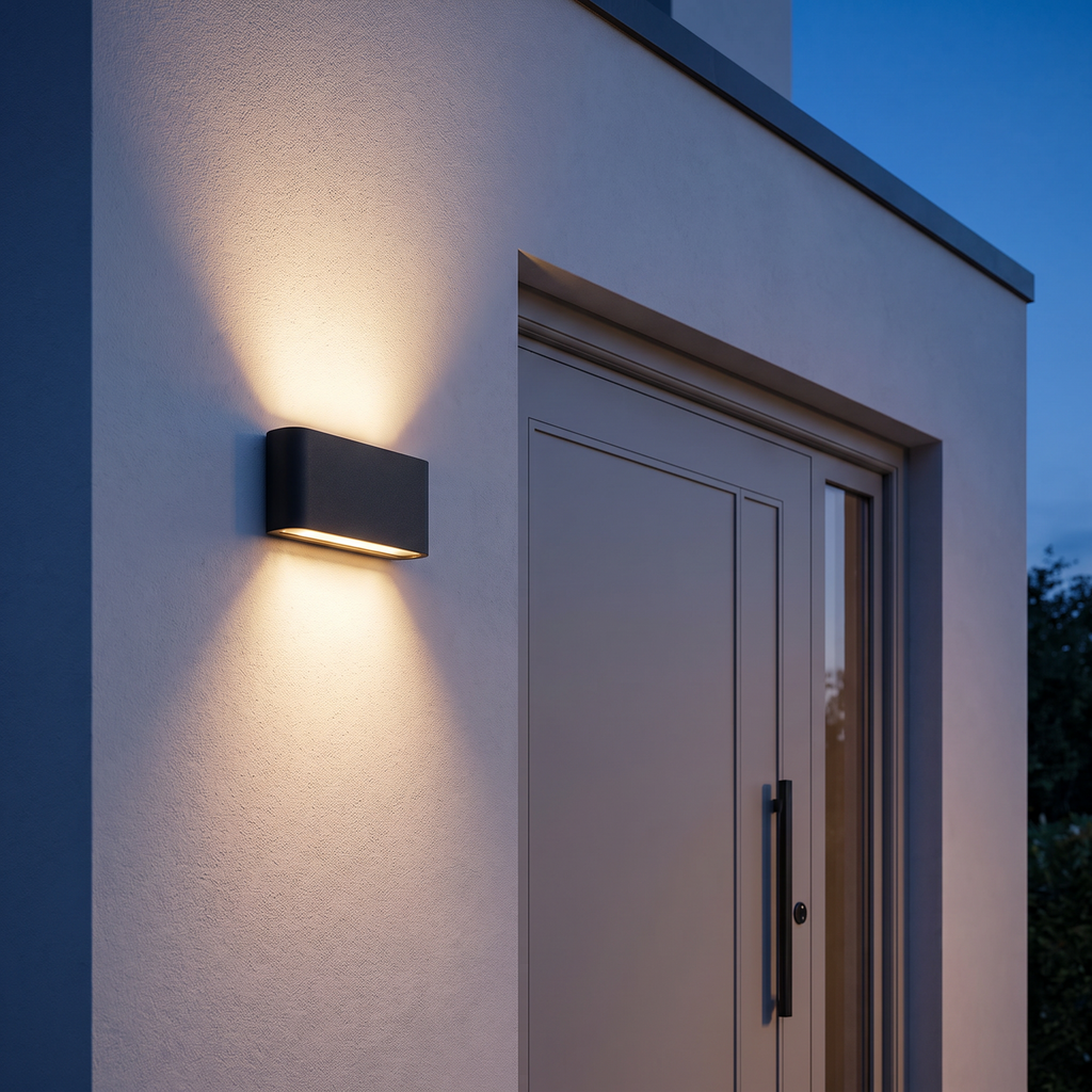 Atelierée slim IP54 up and down exterior wall light
