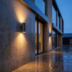 Atelierée Porto exterior wall light beside a front door
