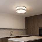 Atelierée IP44 flush ceiling light for bathrooms and kitchens