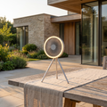 Atelierée rechargeable portable tripod fan with LED ring light