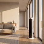 Atelierée smart tower fan, touch control panel detail