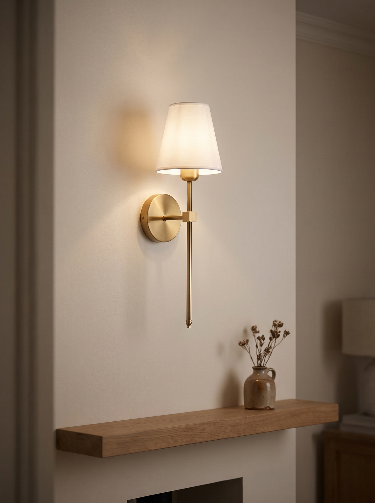 Halston iwt1 mounted on a chimney breast