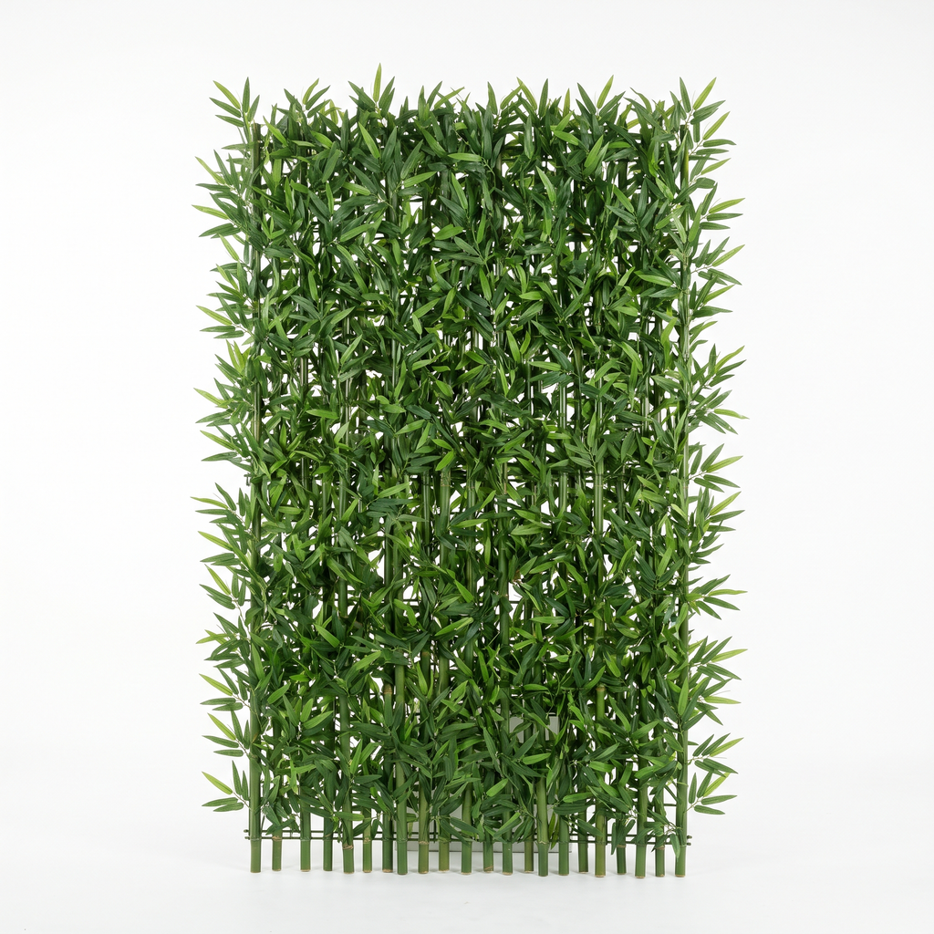 180cm artificial bamboo screening panel on a white background