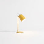 Nordic metal LED desk lamp on a plain white background