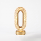 Stellora 3D crystal LED night light on a plain white background