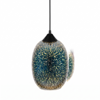 Atelierée Stellaria 3D glass starburst pendant light on a pure white background