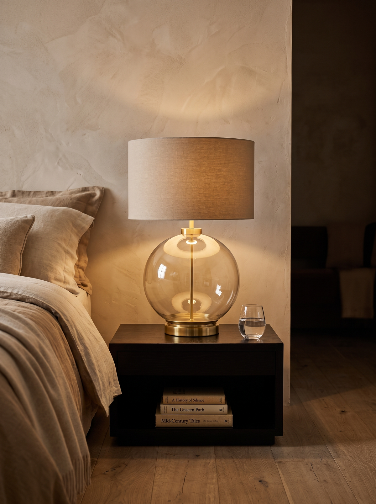 Atelieree lifestyle image: Sized For A Bedside